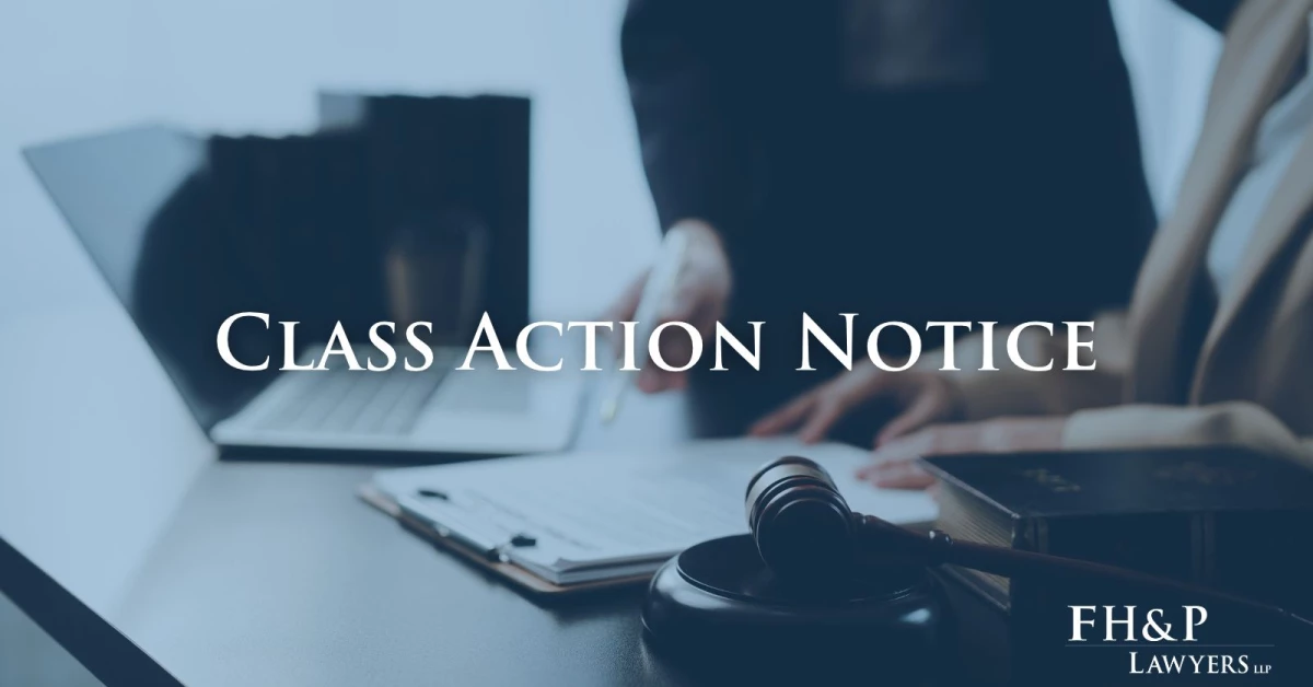 UBC Construction Class Action: Notice of Certification